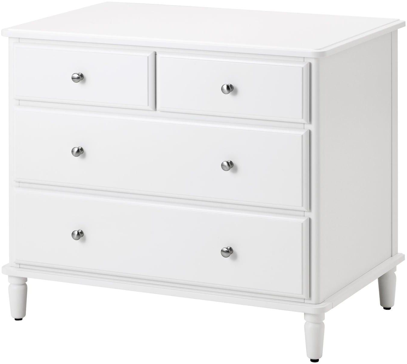 TYSSEDAL Chest of 4 drawers - white 87x76 cm