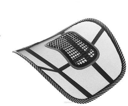 Generic Back Rest - Mesh Support for Car Seat or Office Chair - Black