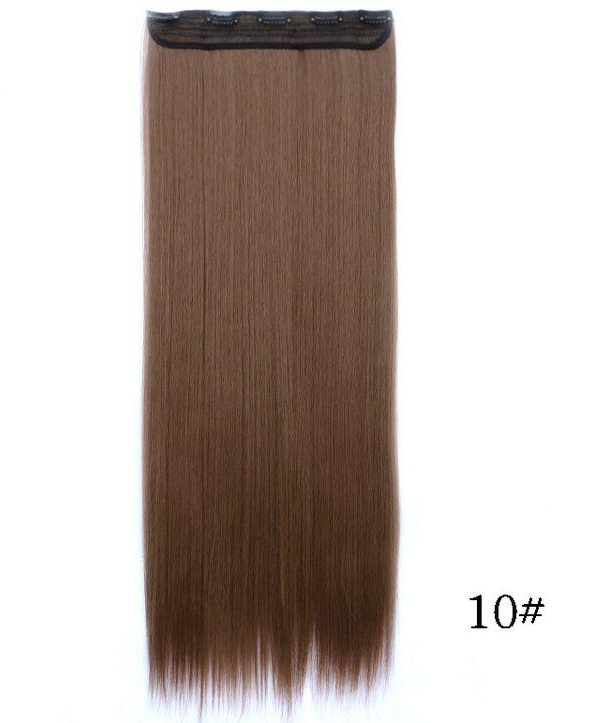 Fashion several different colors long straight Hair Extension 5016-10