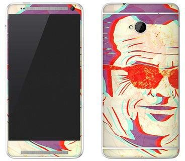 Vinyl Skin Decal For HTC One Shining Glasses
