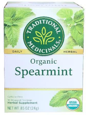 Traditional Medicinals Spearmint Organic Herbal Tea - 16 Tea Bags