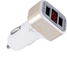5V 3.1A Dual USB Car Charger Silver