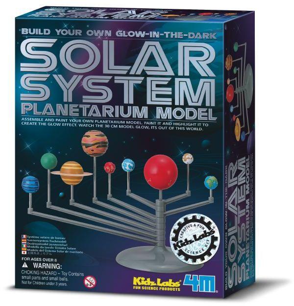 4M Solar System Art And Craft Build Glow