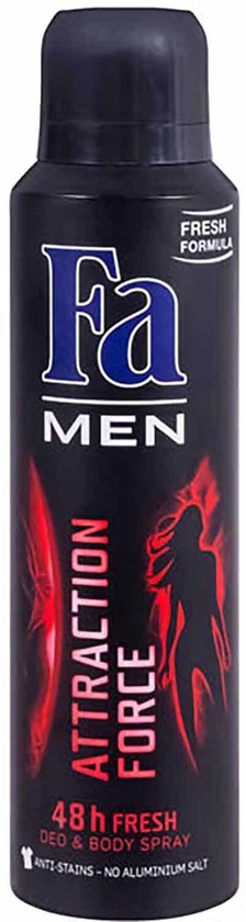 Fa Attraction Force Deodorant Spray For Men - 150ml