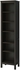 HEMNES Bookcase - black-brown 49x197 cm