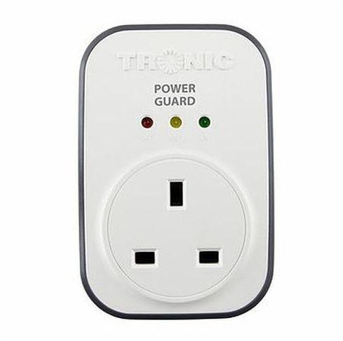 Tronic 13A Power Guard AC Voltage Power Surge Protector