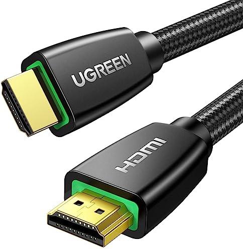 UGREEN 4K HDMI Cable 4K,60Hz High Speed HDMI 2.0 Cable UHD ARC 3D 18Gbps Ethernet Video Ultra HDMI Cable Compatible with Xbox Series S, Blu-ray Player, DVD, PS5, PS4, PS3, Soundbar Monitor (3M)