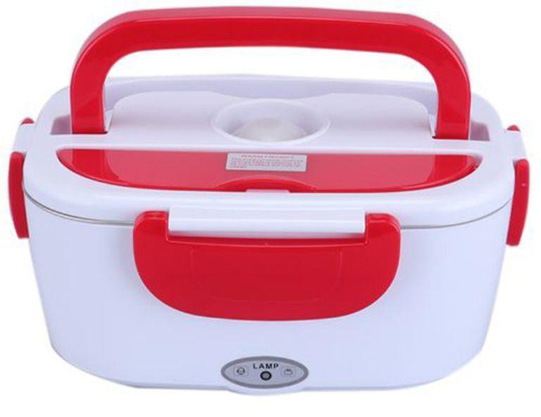 Generic - Portable Electric Heating Lunch Box With Car Plug Red/White