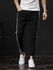 Men's Pants Solid Color Stripe All Match Hollow Out Fashion Casual Pants