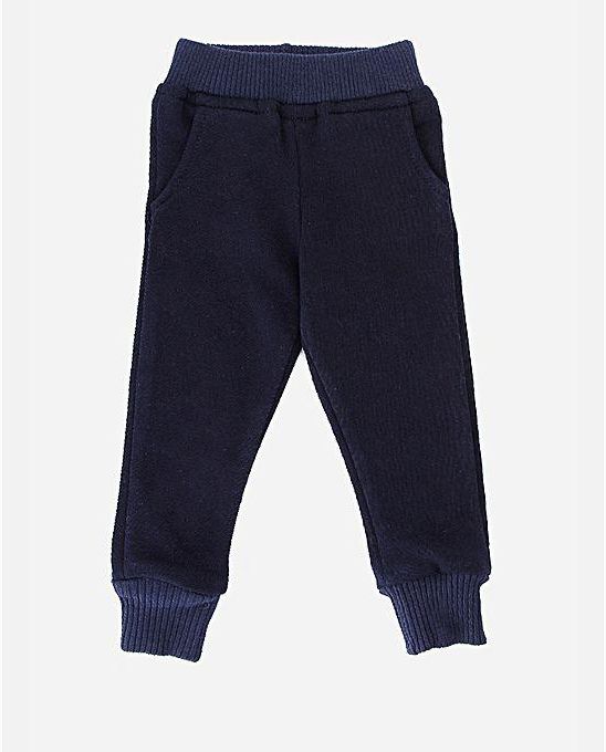 Janna Kids Wear Kids Solid Comfy Pants - Navy Blue
