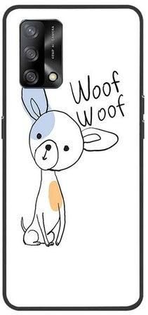 Protective Case Cover for Oppo A74 4G/F19 Woof Multicolour