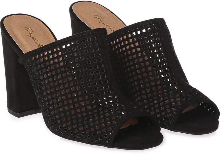 Qupid Heels for Women - Black