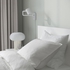 MALM هيكل سرير، عالي، مع صندوقي تخزين - أبيض/Leirsund ‎90x200 سم‏