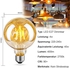 E27 Ceramic Filament Bulb 4W Dimmable E27 LED Bulb Light G80 E27 LED White Bulb E27 E27 Retro Hotel, Bar, Home Pentagram For Home