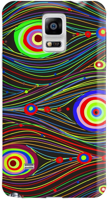 Stylizedd  Samsung Galaxy Note 4 Premium Slim Snap case cover Matte Finish - Peacock Eyes  N4-S-8M