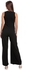MISSGUIDED M9901626 Solid Jumpsuit for Women, Black