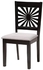Dorina 5PCE,Table & 4 chairs Dining Set, Black - WD07