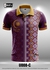 U008 Batik Songket Sublimation Polo Collar T-shirt - 10 Sizes (As Picture)