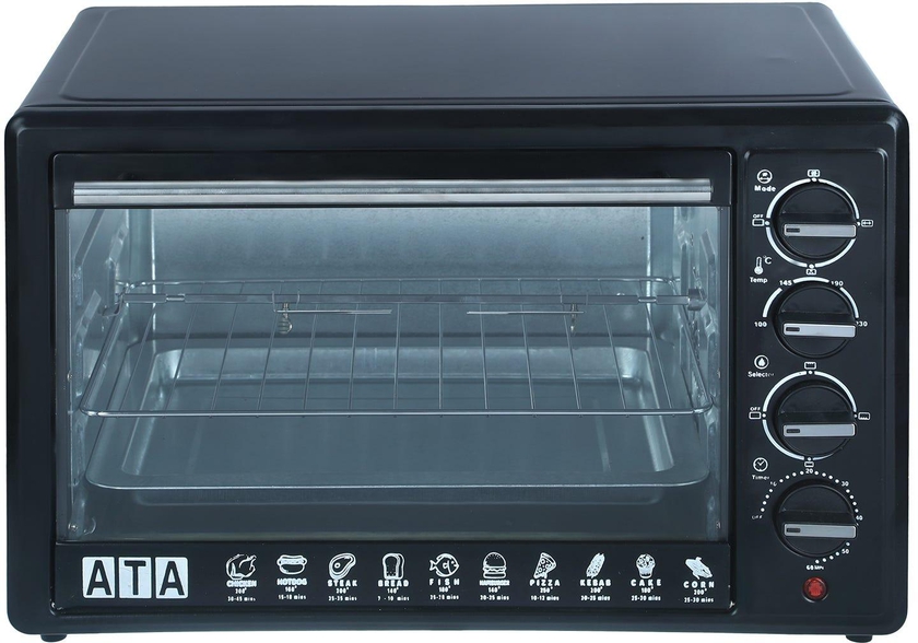 Get ATA Electric Oven with Grill, 2000W, 38 Liter - Black with best offers | Raneen.com