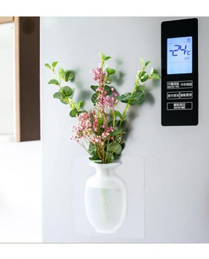 Unique Silicone Flower Vase - White