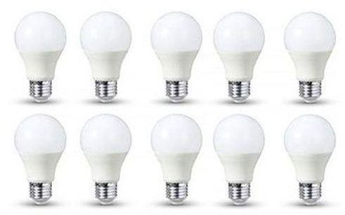 Daylight LED Bulb White Color - 9W - 10 Pcs
