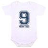 Sports Style with Blue Jeans Pattern 9 Months Onesie 6 to 9 Months