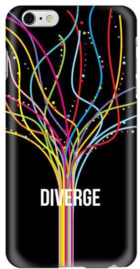 Stylizedd  Apple iPhone 6 Plus Premium Slim Snap case cover Matte Finish - Diverge (Black)  I6P-S-110