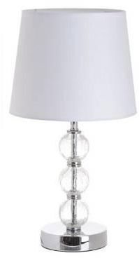Table Lamp, Silver/White - QU7