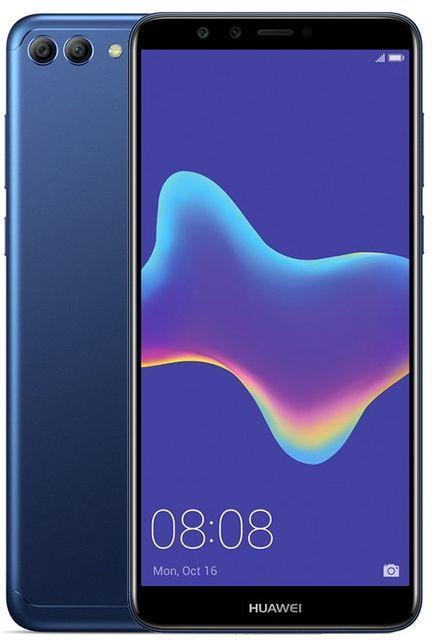 Huawei Y9 Prime 2018 - موبايل 5.93 بوصة - 32 جيجا بايت - ثنائي الشريحة - 4G - أزرق