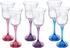 Get Bohemia Glass Set, 6 Pieces - Multicolor with best offers | Raneen.com
