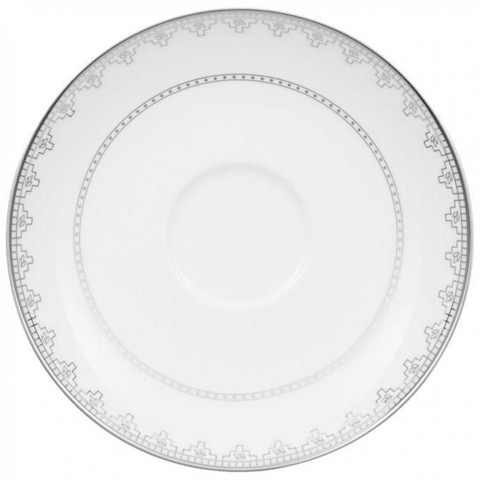Villeroy & Boch 1045121310 White Lace Saucer Coffee Cup Plate - 15cm