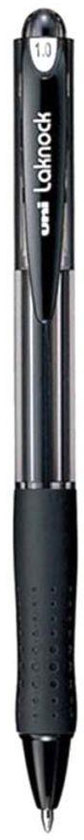 Uniball 12-Piece Laknock Ball Point Pen 1.0 mm Black/Clear
