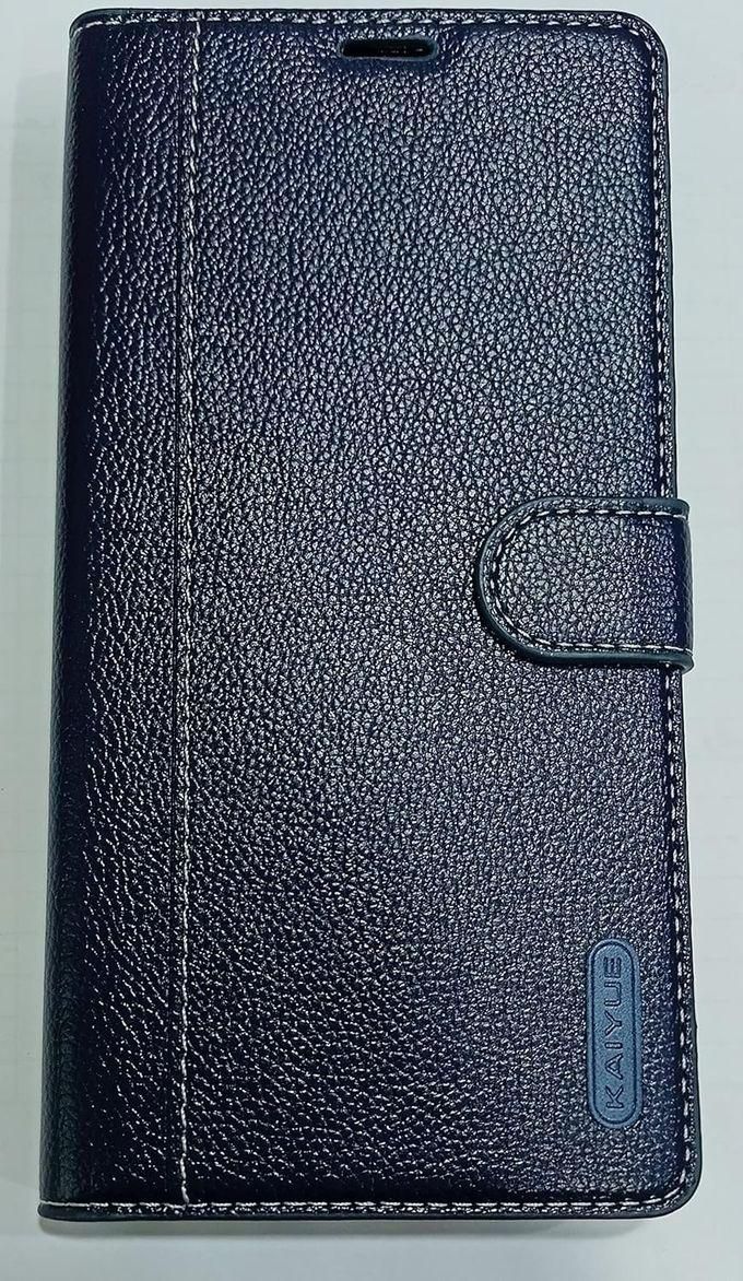 KAIYUE Leather Flip Phone Case For Sony Xperia XA1 -0- Dark blue