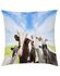 Texveen An-P-0058 Animals Digital Printed Pillow Cover - Multicolor - 40x40 cm