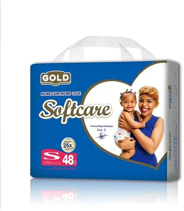 Softcare Baby Diapers Small (3-6 Kg), 48 Pcs