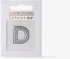 'D' Metallic Plushie Sticker
