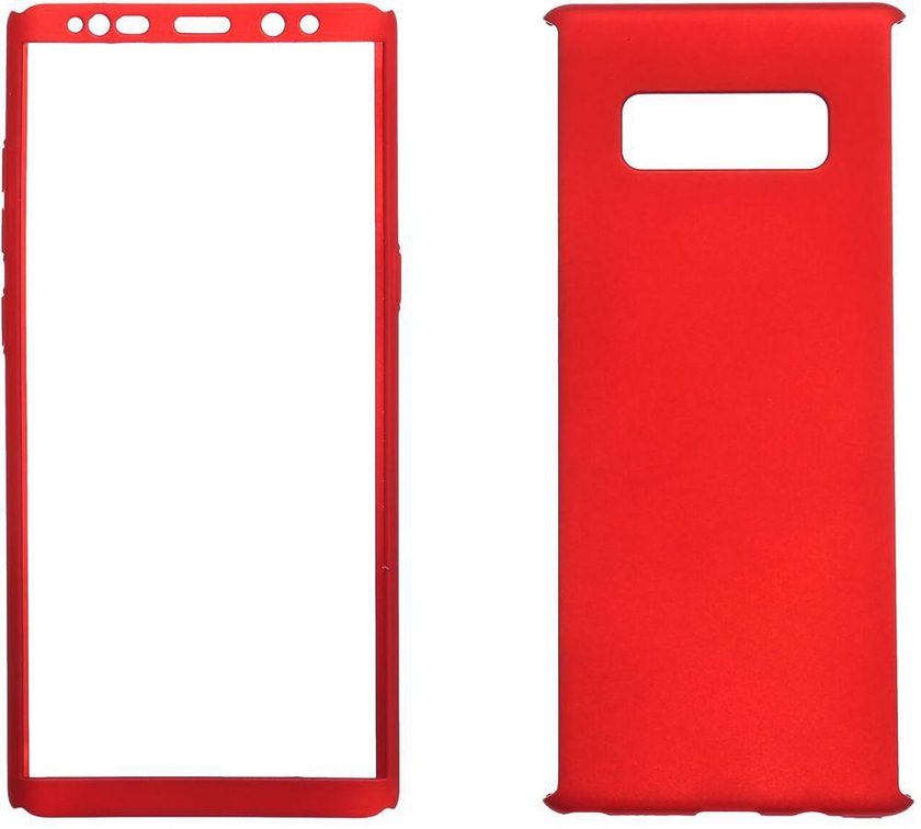 360 Degree Full Protection Case  For Samsung Galaxy Note 8 - Red