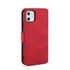 DG.MING Retro Oil Side Horizontal Flip Case With Holder & Card Slots & Wallet For IPhone 11(Red)