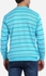 Andora Striped Pullover - Light Blue