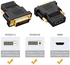 DVI to HDMI Adapter, Bi-Directional DVI-D(24+1) Male to HDMI Female Converter, Support 1080P, HDMI to DVI Adapter, Support 1080P 3D for PS3, PS4, TV Box, Blu-ray, Projector, HDTV, 2-Pack