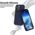 Protective Silicone Shockproof Slim Thin Phone Case Cover For iPhone 14 Pro Max Blue