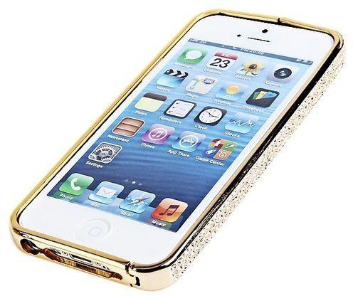Generic Diamond Aluminium Bumper Case For IPhone 5 (Gold)