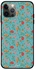 Floral Printed Case Cover -for Apple iPhone 12 Pro Blue/Red/Green Blue/Red/Green