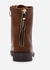 Shoe Room Leather Lace Up Half Boots - Brown