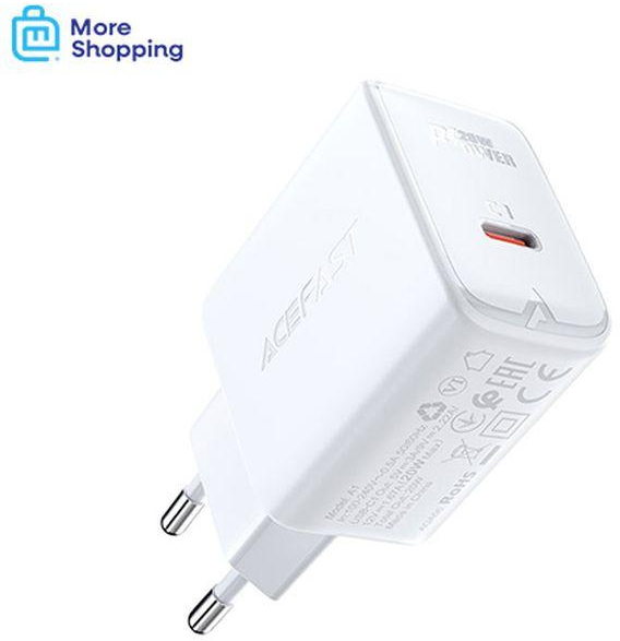 Acefast A1 20W USB-C Fast Wall Charger PD3.0 - White