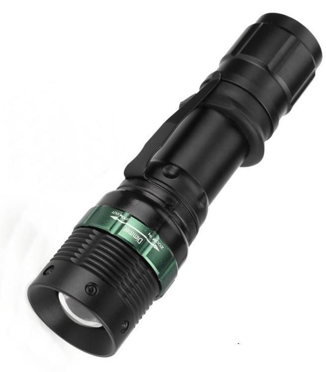 Alonefire E17 Cree Xpe-q5 2000 Lumens Zoomable Flashlight Torch Model  E03