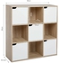 Compact Cabinet, White/wood - BC5429