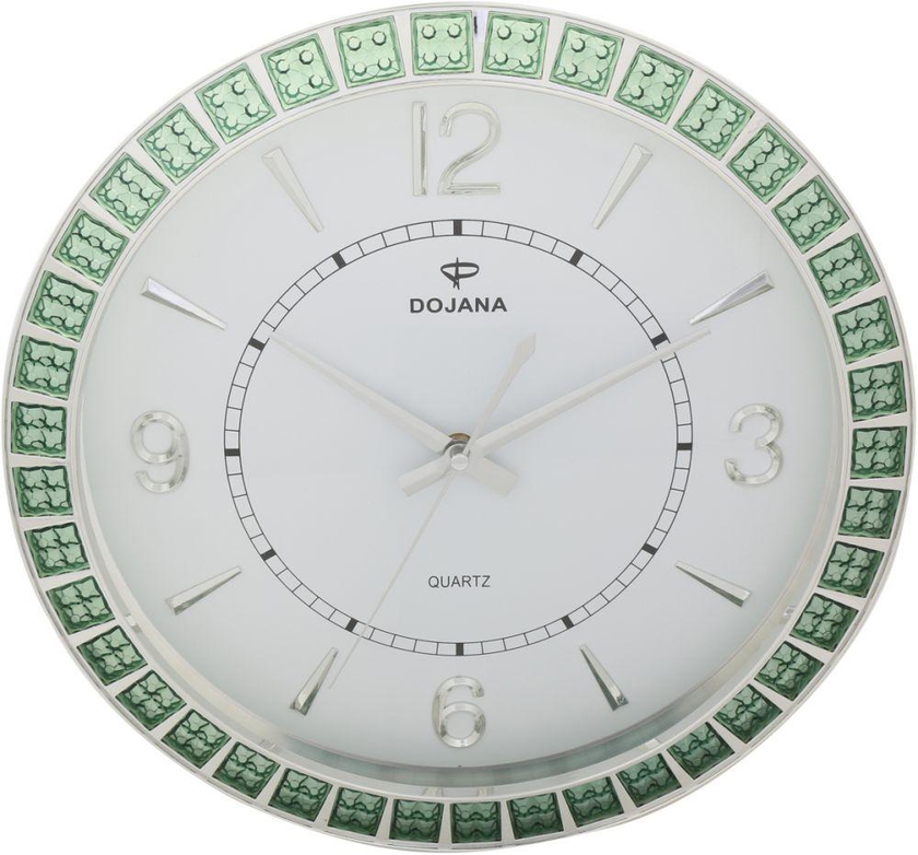 Wall Clock Circular by Dojana, Green, DW179