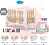 Comfy Baby Cot Bed - New Luca (Wood)