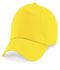 Fashion Face Cap With Adjustable Strap - Yellow Colour